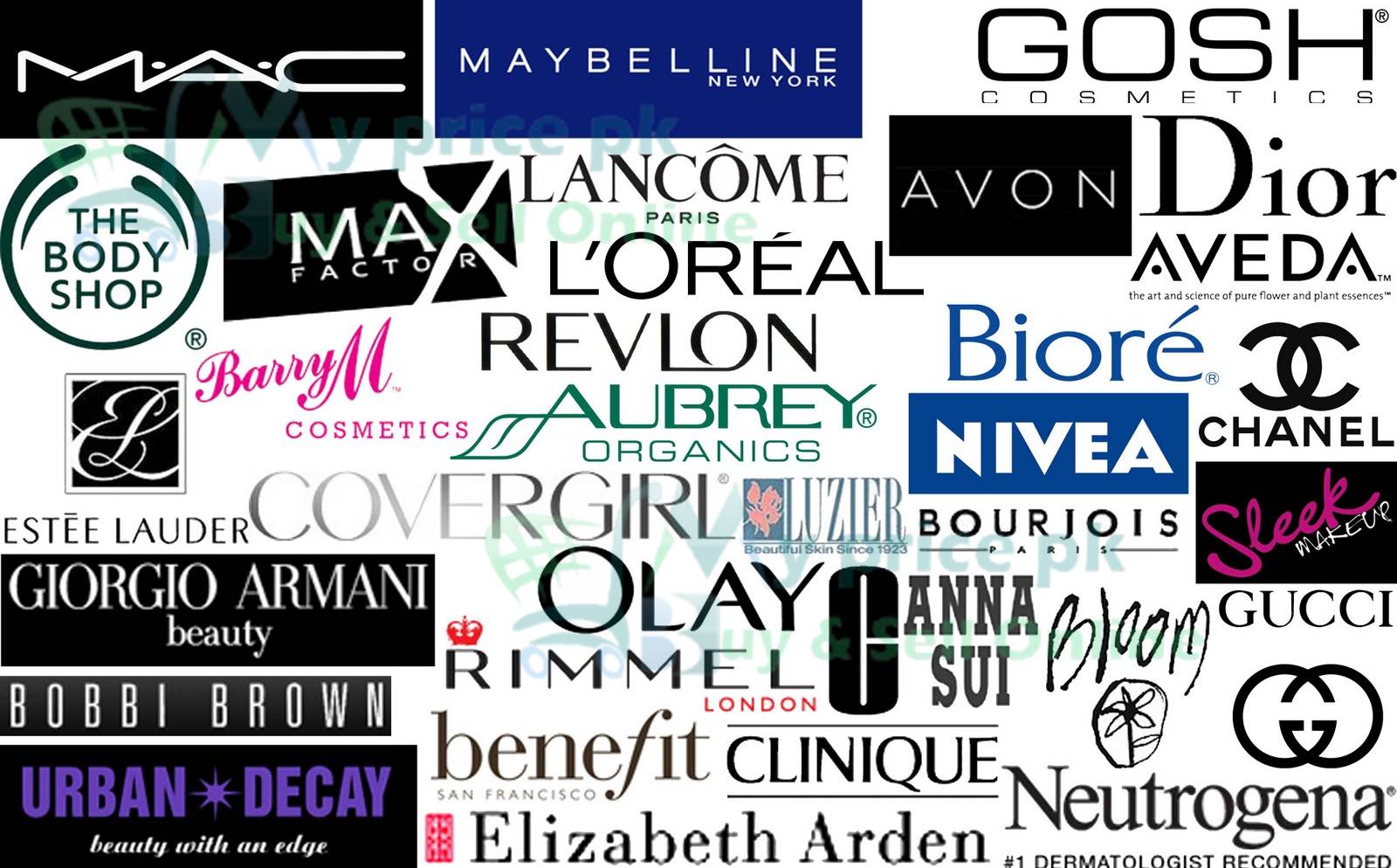 Image result for makeup brands around the world