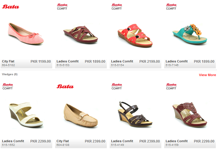 bata footwear for ladies with price