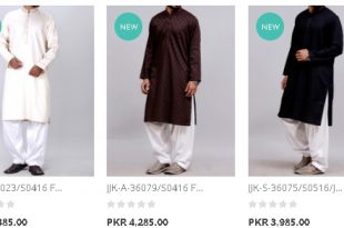 Junaid Jamshed Gents Heavy Embellished Special Kurta J. For Winter Arrival Price